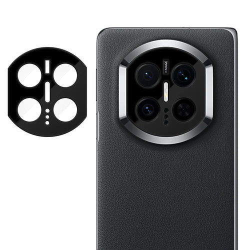 For Huawei Mate X7 Full Cover Camera Lens Protector Silk Print HD Anti Fingerprint AR Tempered Glass Lens Film - Black - 1