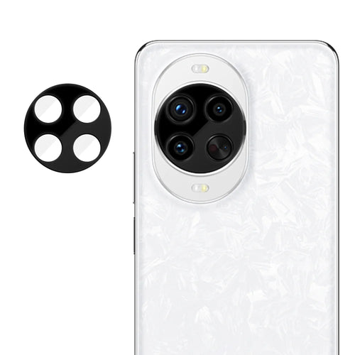 For Huawei nova 14 Pro 5G Full Cover Camera Lens Protector Silk Print HD Anti Fingerprint AR Tempered Glass Lens Film - Black - 1
