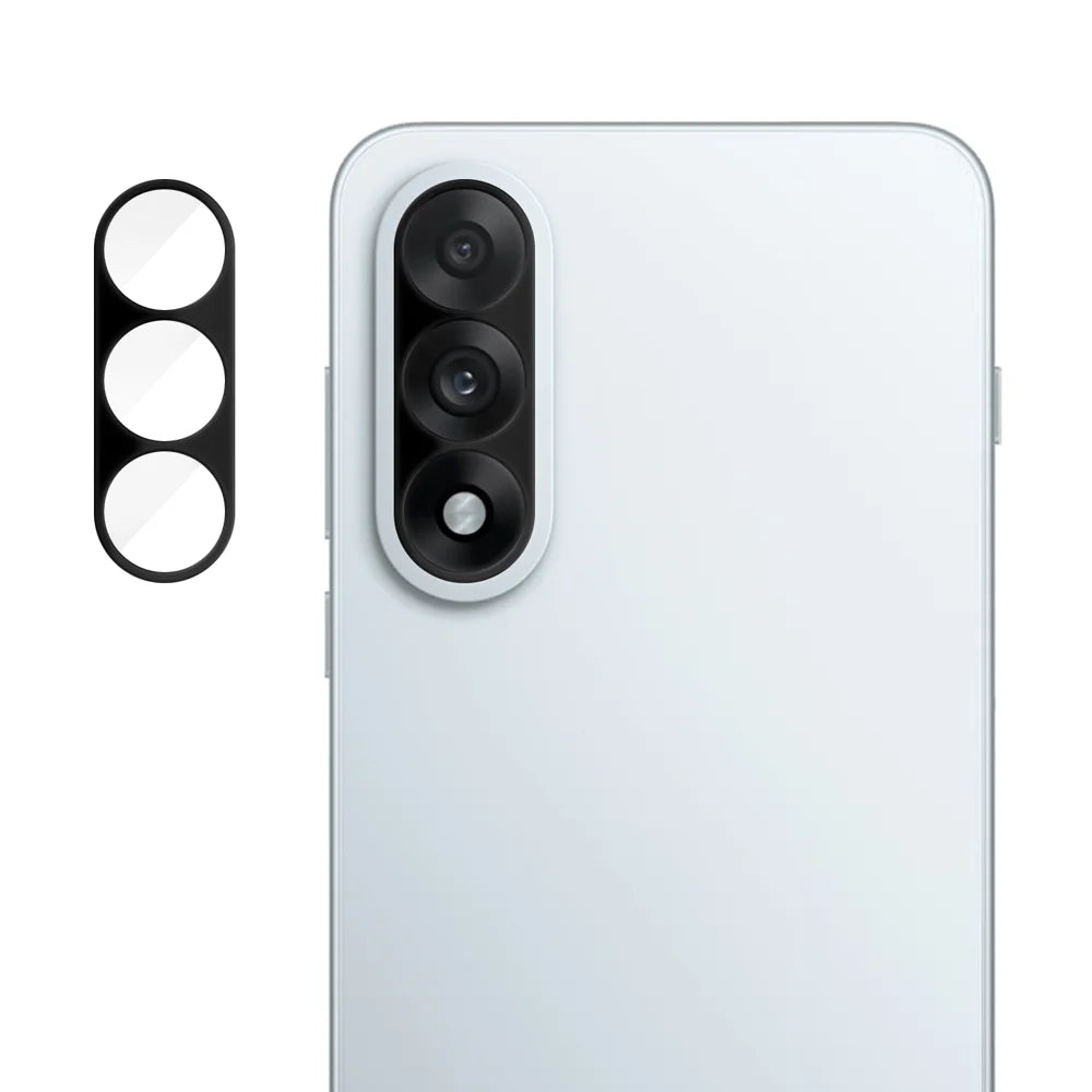 For OnePlus Nord 5 5G Full Cover Camera Lens Protector Silk Print HD Anti Fingerprint AR Tempered Glass Lens Film - Black - 1