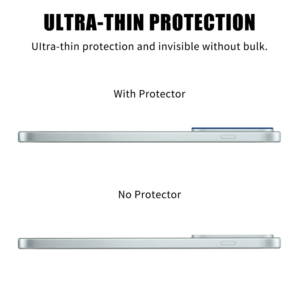 For OnePlus Nord 5 5G Full Cover Camera Lens Protector Silk Print HD Anti Fingerprint AR Tempered Glass Lens Film - Black - 3