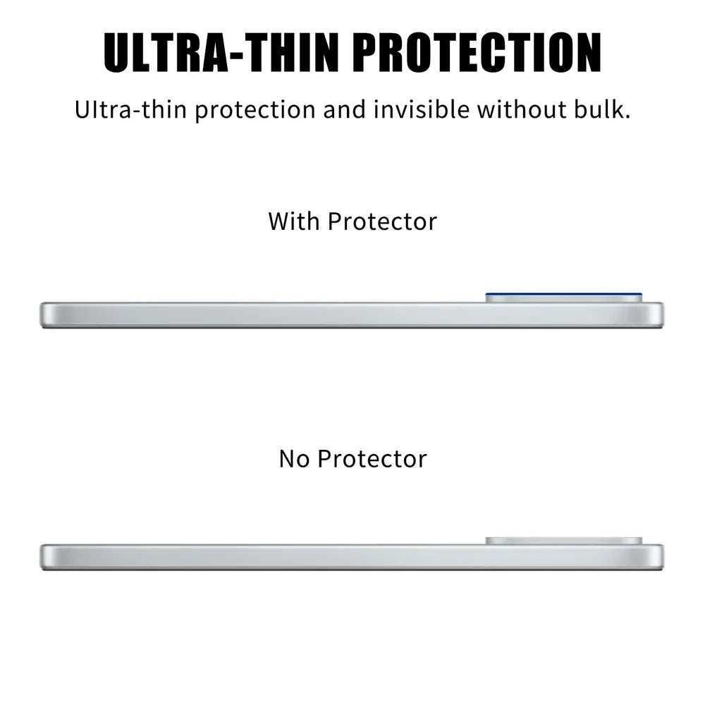 For OnePlus Nord CE5 5G Full Cover Camera Lens Protector Silk Print HD Anti Fingerprint AR Tempered Glass Lens Film - Black - 3