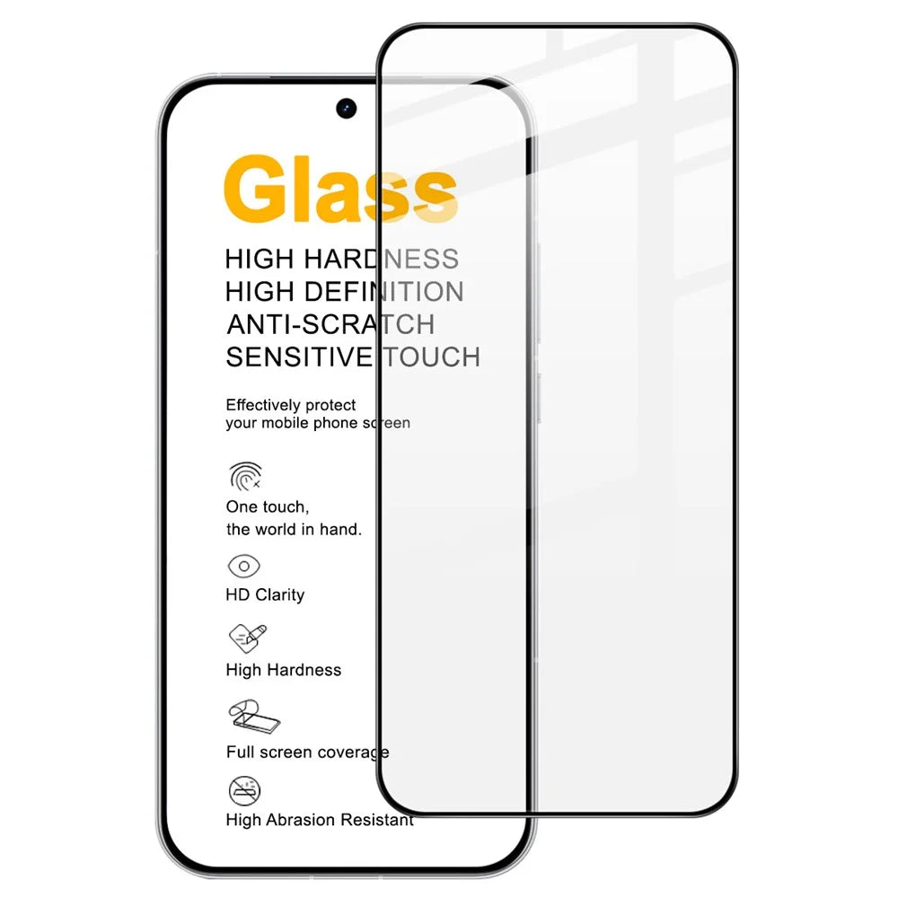 IMAK Pro+ Series For Realme Neo8 5G Screen Protector Full Coverage Tempered Glass Film (Fingerprint Unlock) - Transparent - 1