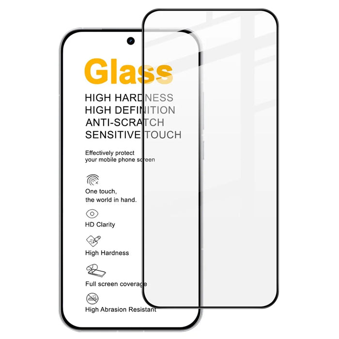 IMAK Pro+ Series For Realme Neo8 5G Screen Protector Full Coverage Tempered Glass Film (Fingerprint Unlock) - Transparent - 1