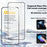 IMAK Pro+ Series For Realme Neo8 5G Screen Protector Full Coverage Tempered Glass Film (Fingerprint Unlock) - Transparent - 3