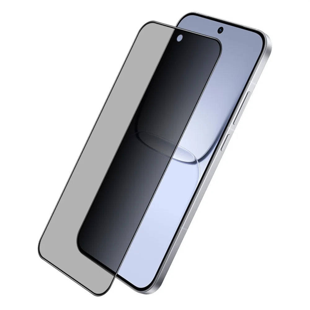 IMAK For Realme Neo8 5G Privacy Screen Protector Anti Peep Full Cover Tempered Glass Film (Fingerprint Unlock) - Black - 5