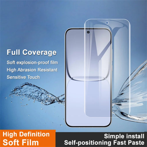 IMAK Hydrogel Film 4th For Realme Neo8 5G Full Screen Protector Ultra Clear Full Glue Soft TPU Film (Fingerprint Unlock) - Transparent - 2
