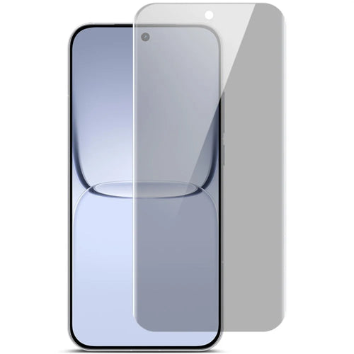 IMAK Privacy Hydrogel Film III for Realme Neo8 5G Anti-Spy Soft TPU Full Screen Protector (Fingerprint Unlock) - Black - 1