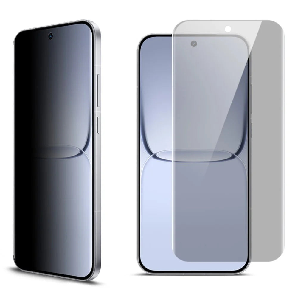 IMAK Privacy Hydrogel Film III for Realme Neo8 5G Anti-Spy Soft TPU Full Screen Protector (Fingerprint Unlock) - Black - 4