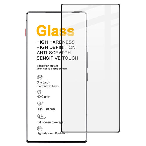 IMAK Pro+ Series For ZTE nubia RedMagic 11 Air 5G Screen Protector Full Coverage Tempered Glass Film (Fingerprint Unlock) - Transparent - 1
