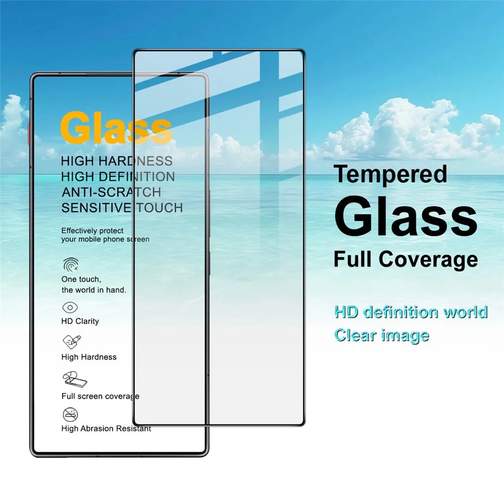 IMAK Pro+ Series For ZTE nubia RedMagic 11 Air 5G Screen Protector Full Coverage Tempered Glass Film (Fingerprint Unlock) - Transparent - 2