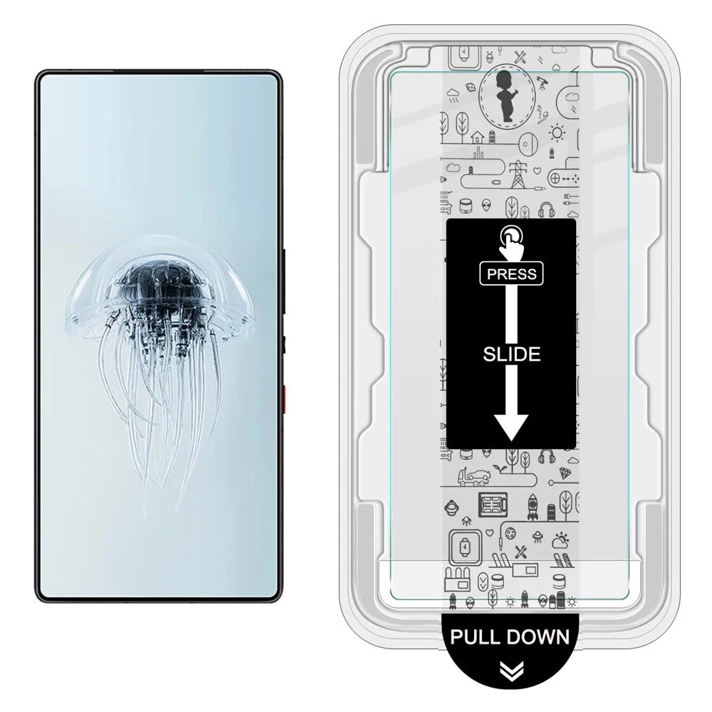 IMAK H Series For ZTE nubia RedMagic 11 Air 5G Screen Protector Tempered Glass Film (Not Complete Coverage) (Fingerprint Unlock) - Transparent - 2