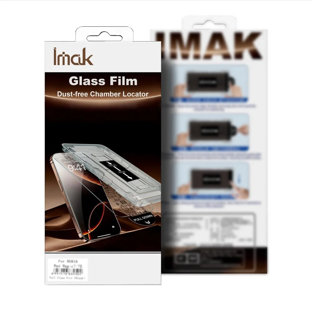 IMAK H Series For ZTE nubia RedMagic 11 Air 5G Screen Protector Tempered Glass Film (Not Complete Coverage) (Fingerprint Unlock) - Transparent - 5