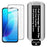 IMAK 3Pcs For vivo Y500i 5G Tempered Glass Full Screen Protector Full Glue Film with Dust-free Installation Tool - Black - 2