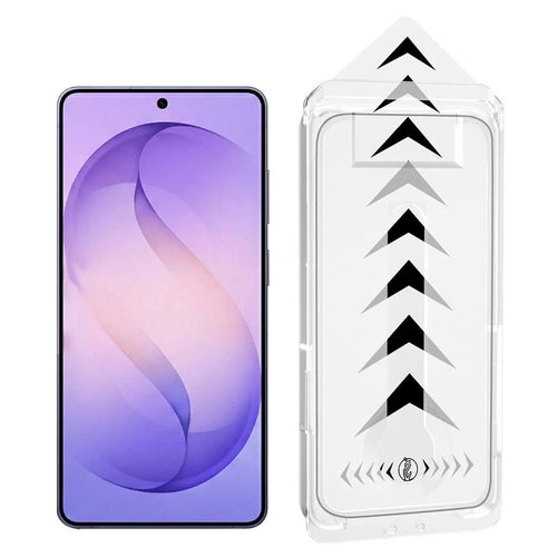 For Samsung Galaxy S26 Ultra Full Screen Protector Full Glue Automatic Dust Removal Tempered Glass HD Film with Automatic Alignment Tool - Transparent - 1
