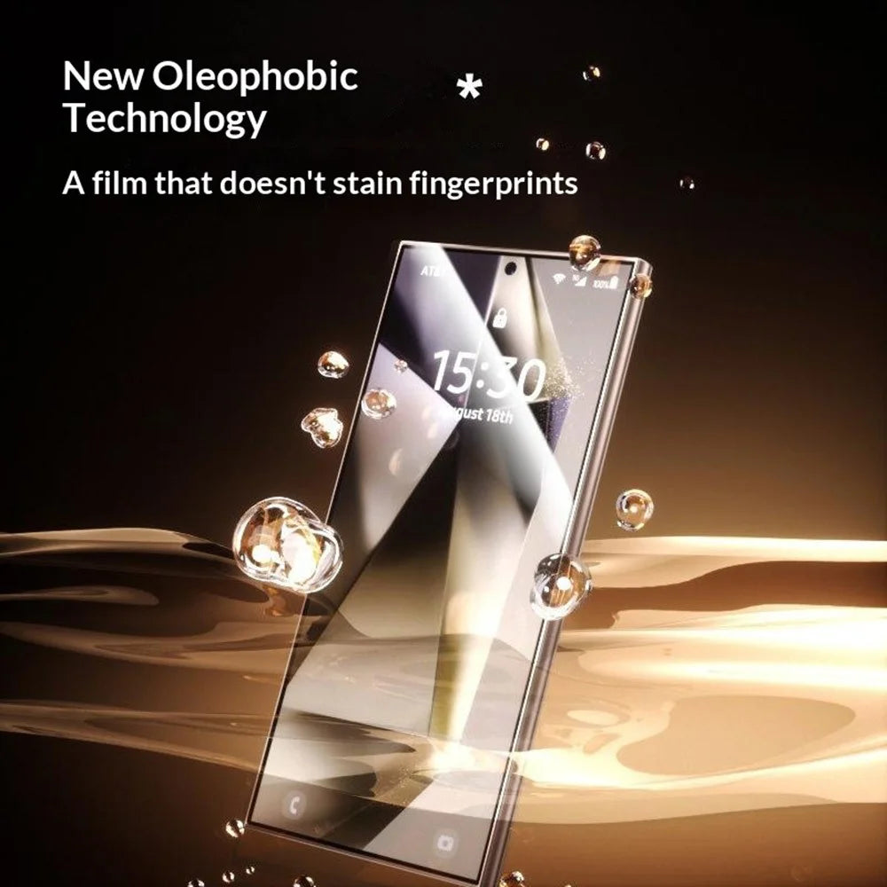 For Samsung Galaxy S26 Ultra Full Screen Protector Full Glue Automatic Dust Removal Tempered Glass HD Film with Automatic Alignment Tool - Transparent - 4