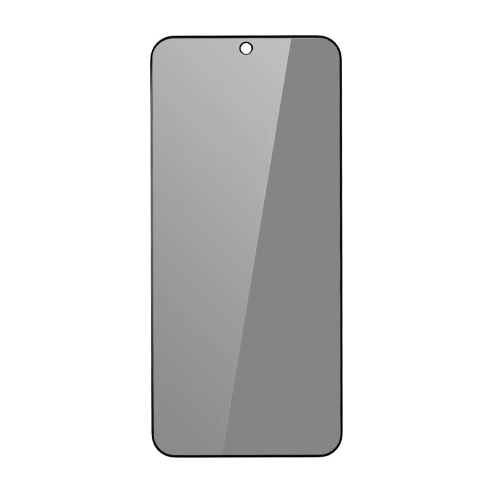 For Samsung Galaxy A57 5G 2PCS 180° Anti Spy Tempered Glass Silk Printing Full Coverage Screen Protector - Black - 2