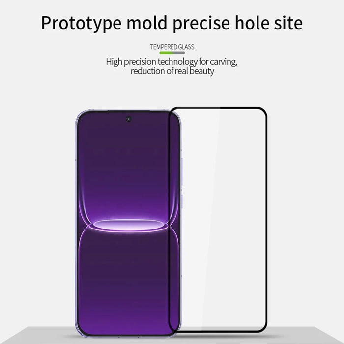 MOFI For Realme Neo8 5G Screen Protector  9H Full Glue Full Coverage High Aluminum-Silicon Glass Film - Black - 3