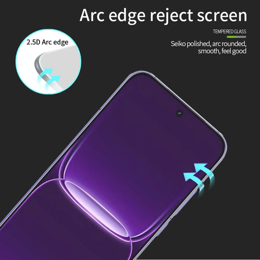 PINWUYO For Realme Neo8 5G Tempered Glass Film  JK Series-2 9H Full Glue Full Screen Protector - Black - 2