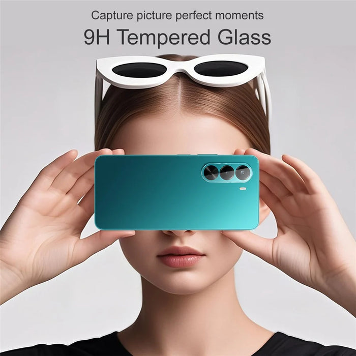 IMAK For Realme P4x 5G (India) Camera Lens Protector Slim Tempered Glass Full Coverage Lens Film - Transparent - 3