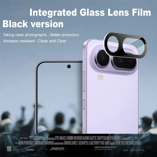 IMAK For Honor Magic8 Pro Air 5G Tempered Glass Full Cover Lens Film + Acrylic Cap - Black - 2