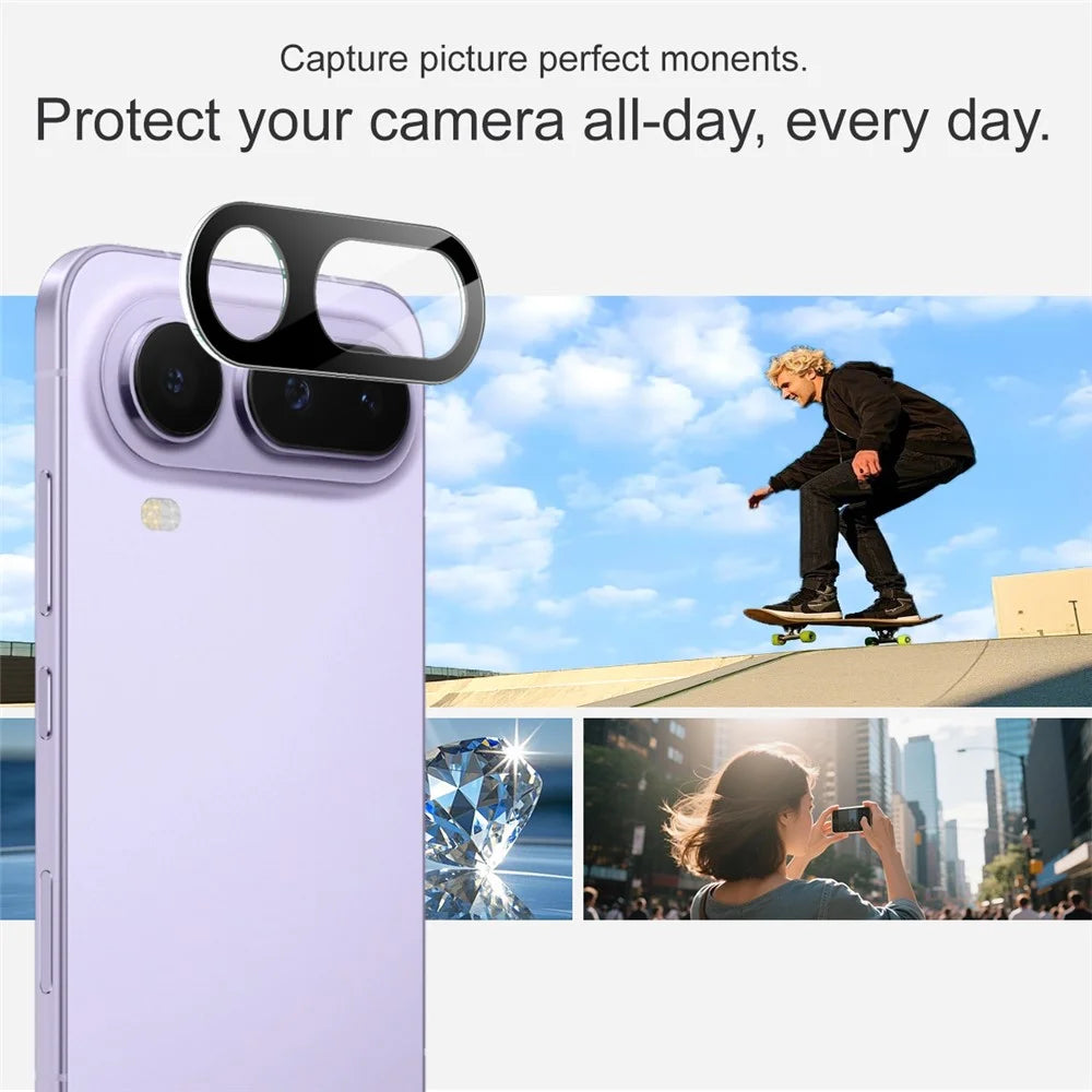 IMAK For Honor Magic8 Pro Air 5G Tempered Glass Full Cover Lens Film + Acrylic Cap - Black - 4