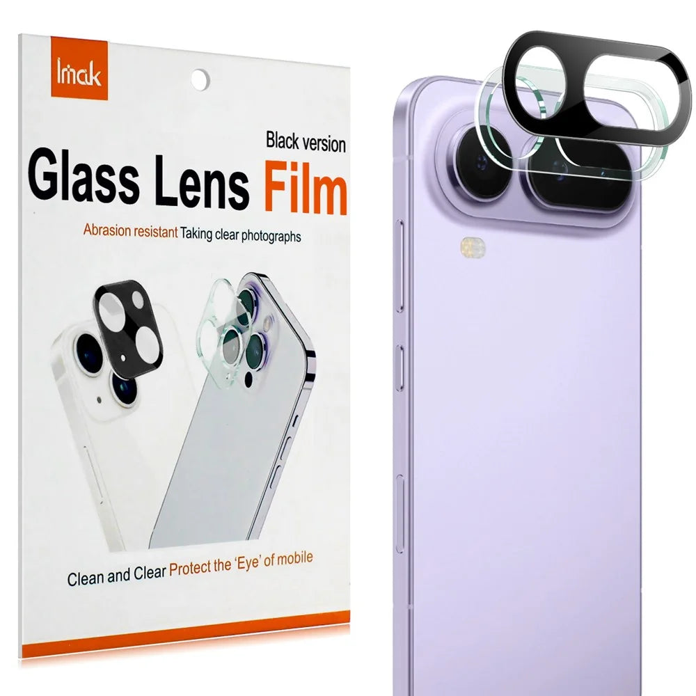 IMAK For Honor Magic8 Pro Air 5G Tempered Glass Full Cover Lens Film + Acrylic Cap - Black - 6