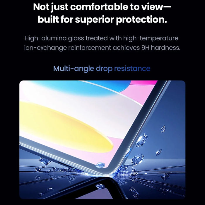 NILLKIN H+ Pro For iPad (2025)  /  10.9 (2022) Screen Protector Full Glue Full Coverage 9H High Aluminium-Silicon Glass Film - Transparent - 5