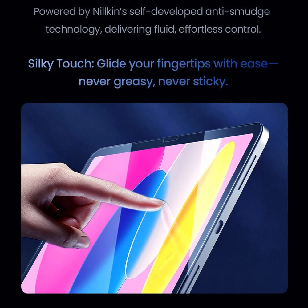 NILLKIN H+ Pro For iPad (2025)  /  10.9 (2022) Screen Protector Full Glue Full Coverage 9H High Aluminium-Silicon Glass Film - Transparent - 7