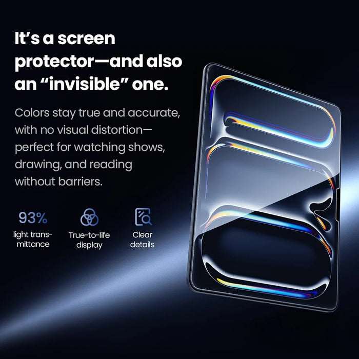 NILLKIN H+ Pro For iPad Air 11 (2026) / (2025) / (2024) Screen Protector Full Glue Full Coverage 9H High Aluminium-Silicon Glass Film - Transparent - 4