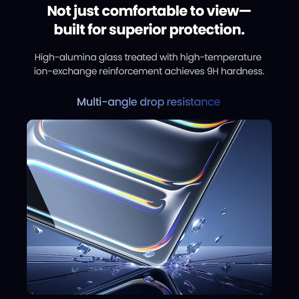NILLKIN H+ Pro Screen Protector For iPad Pro 13 (2025) / 13 (2024) / Air 13 (2026) / (2025) / (2024) Full Glue Full Coverage 9H High Aluminium-Silicon Glass Film - Transparent - 5