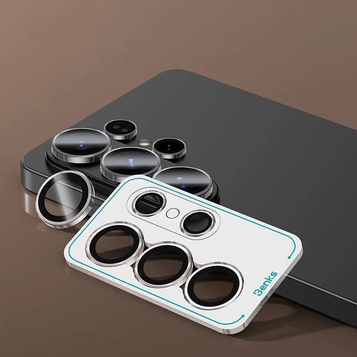 BENKS 1 Set For Samsung Galaxy S26 Ultra Corning Gorilla Glass Full Coverage Camera Lens Protector with Aluminium Alloy Frame - Black - 2