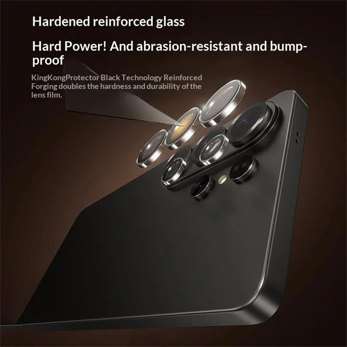 BENKS 1 Set For Samsung Galaxy S26 Ultra Corning Gorilla Glass Full Coverage Camera Lens Protector with Aluminium Alloy Frame - Black - 4