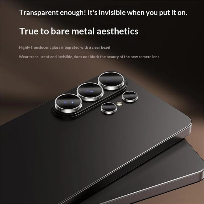 BENKS 1 Set For Samsung Galaxy S26 Ultra Corning Gorilla Glass Full Coverage Camera Lens Protector with Aluminium Alloy Frame - Black - 5