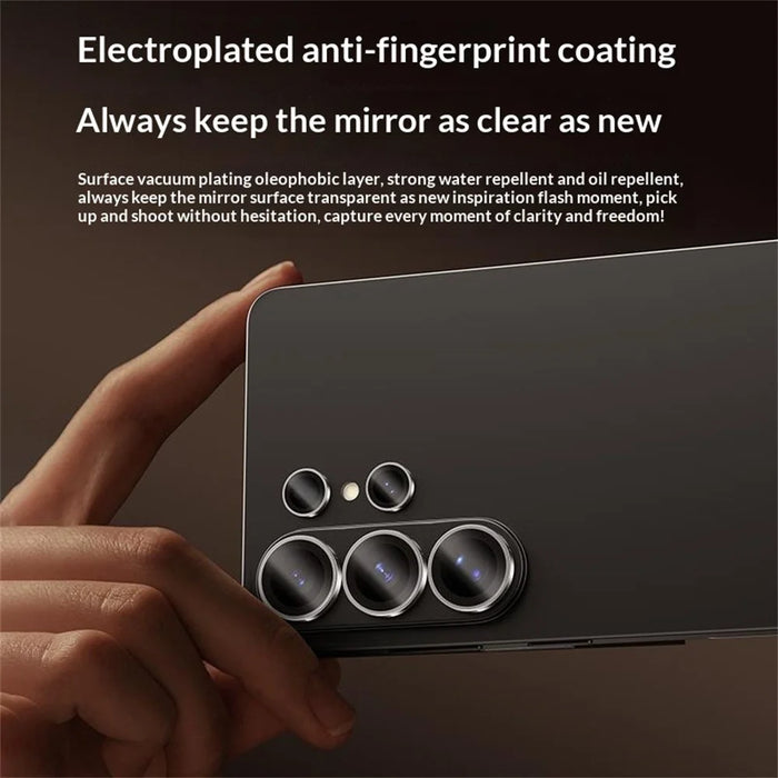 BENKS 1 Set For Samsung Galaxy S26 Ultra Corning Gorilla Glass Full Coverage Camera Lens Protector with Aluminium Alloy Frame - Black - 7