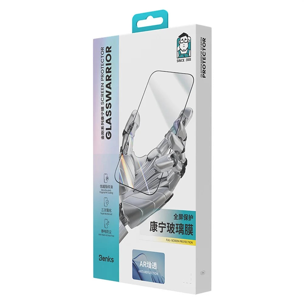 BENKS For Samsung Galaxy S26 Ultra Corning Gorilla Glass Full Screen Protector AR Anti-Glare Full Glue HD Clear Film - Transparent - 7