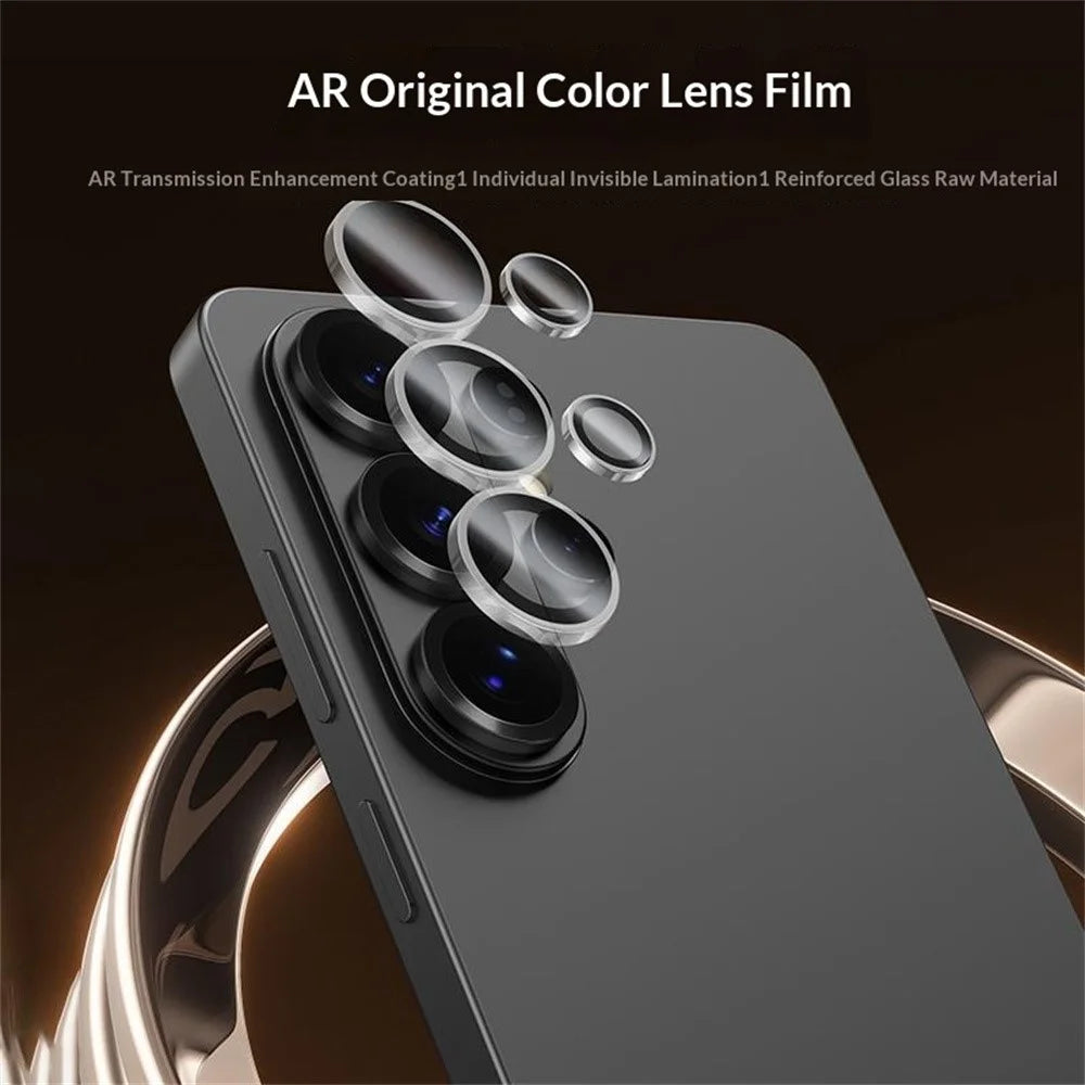 BENKS 1 Set For Samsung Galaxy S26+ Corning Gorilla Glass Full Coverage Camera Lens Protector with Aluminium Alloy Frame - Black - 2