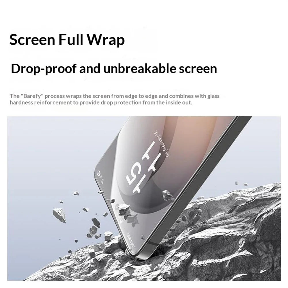 BENKS Zero Arc Series for Samsung Galaxy S26 Ultra Full Screen Protector 0.23mm High Aluminium-silicon Glass Explosion Proof Film - Transparent - 4