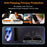 For iPhone 16 Pro Max Anti-Spy Full Screen Protector High Aluminium-silicon Glass Film with Dust Removal Installation Tool - Black - 3