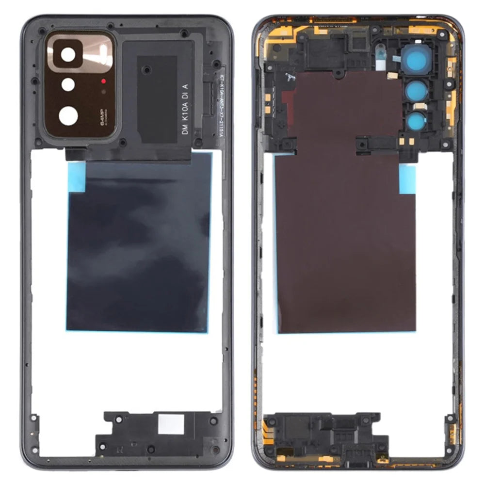 For Xiaomi Poco X3 GT OEM Middle Housing Plate Frame Replacement Part (without Logo) - Black - 1