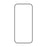 For iPhone Air 2PCS Tempered Glass Silk Printing HD Black Edge Full Coverage Screen Protector - Transparent - 2