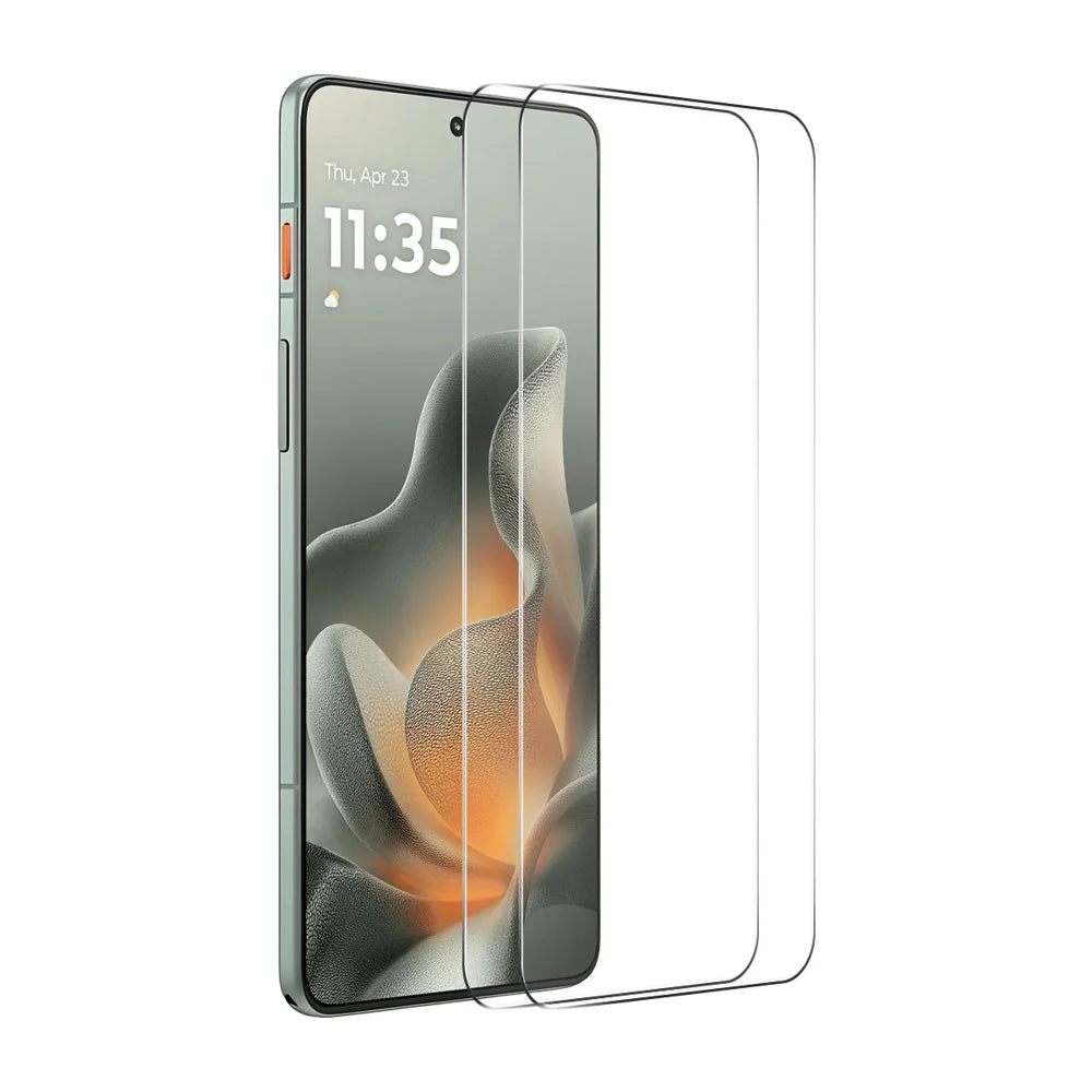 ENKAY HAT PRINCE For Motorola Moto G17 Power 4G / G17 4G / G15 4G / G15 Power 4G 2Pcs Screen Protector   9H Clear Full Glue High Aluminum-Silicon Glass Film (NOT Complete Covering) - Transparent - 1