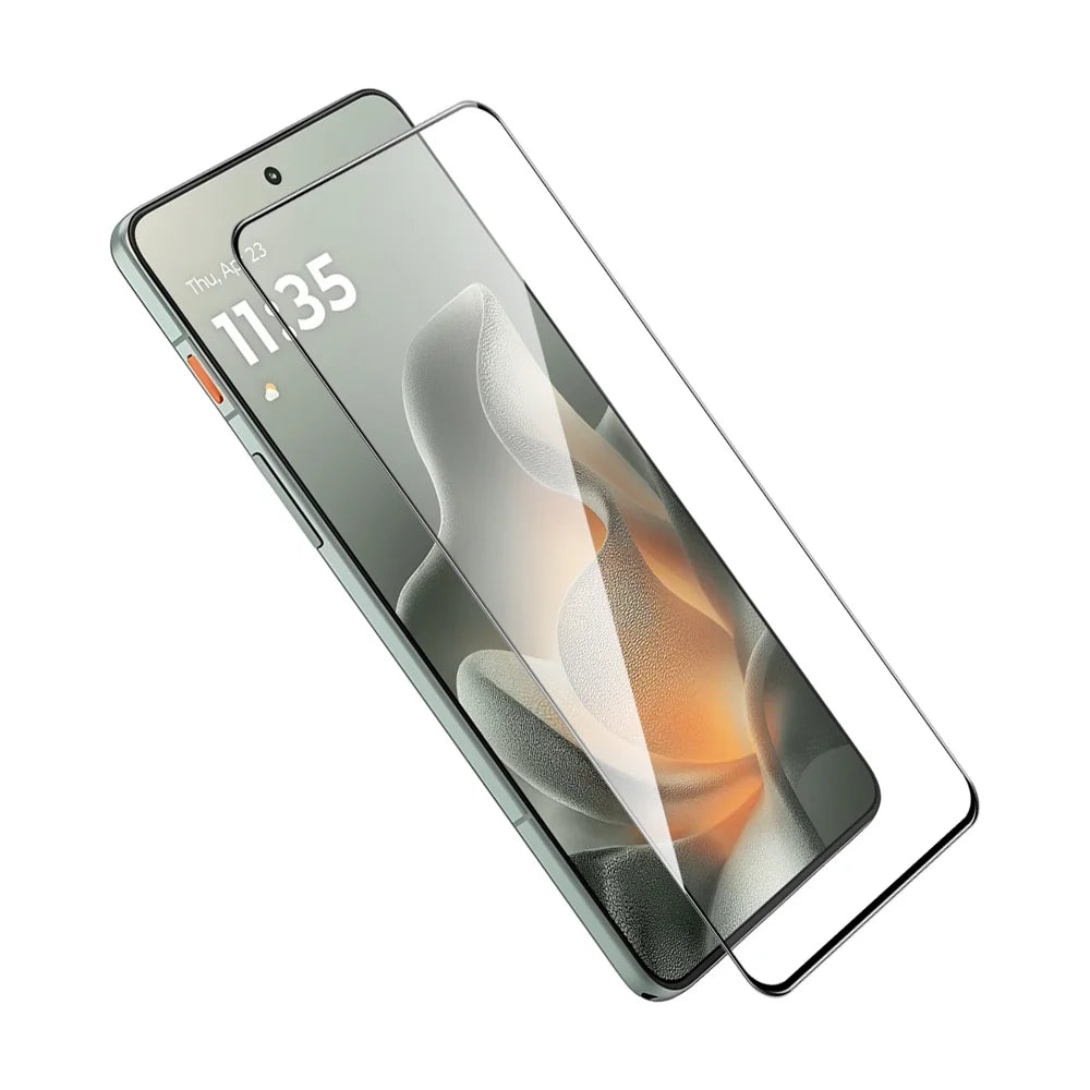 ENKAY HAT PRINCE Screen Protector For Motorola Moto G87 5G / G77 5G / G67 5G 9H Silk Printing 0.26mm Full Glue Full Coverage Tempered Glass Film - Transparent - 1