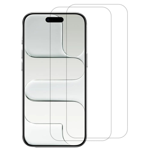 ITIETIE 2PCS For Apple iPhone Air Silk Printing Tempered Glass 0.25mm High Aluminum Screen Protector, Full Glue, Not Complete Covering - Transparent - 1