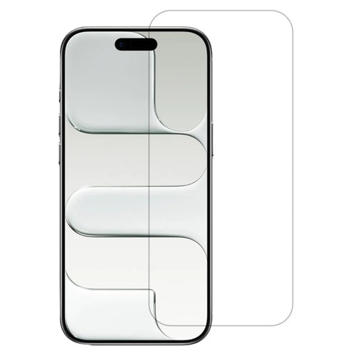 ITIETIE For iPhone Air Silk Printing Tempered Glass 0.25mm High Aluminum Screen Protector, Full Glue, Not Complete Covering - Transparent - 1