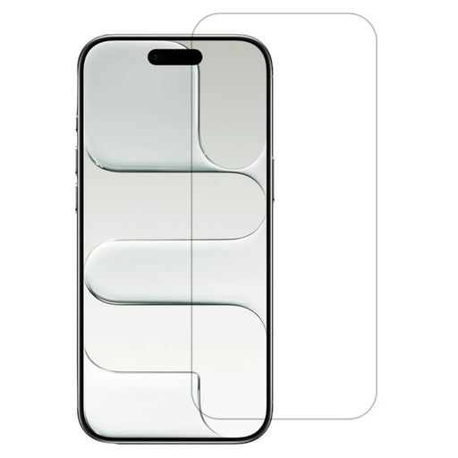ITIETIE For iPhone Air Silk Printing Tempered Glass 0.25mm High Aluminum Screen Protector, Full Glue, Not Complete Covering - Transparent - 1