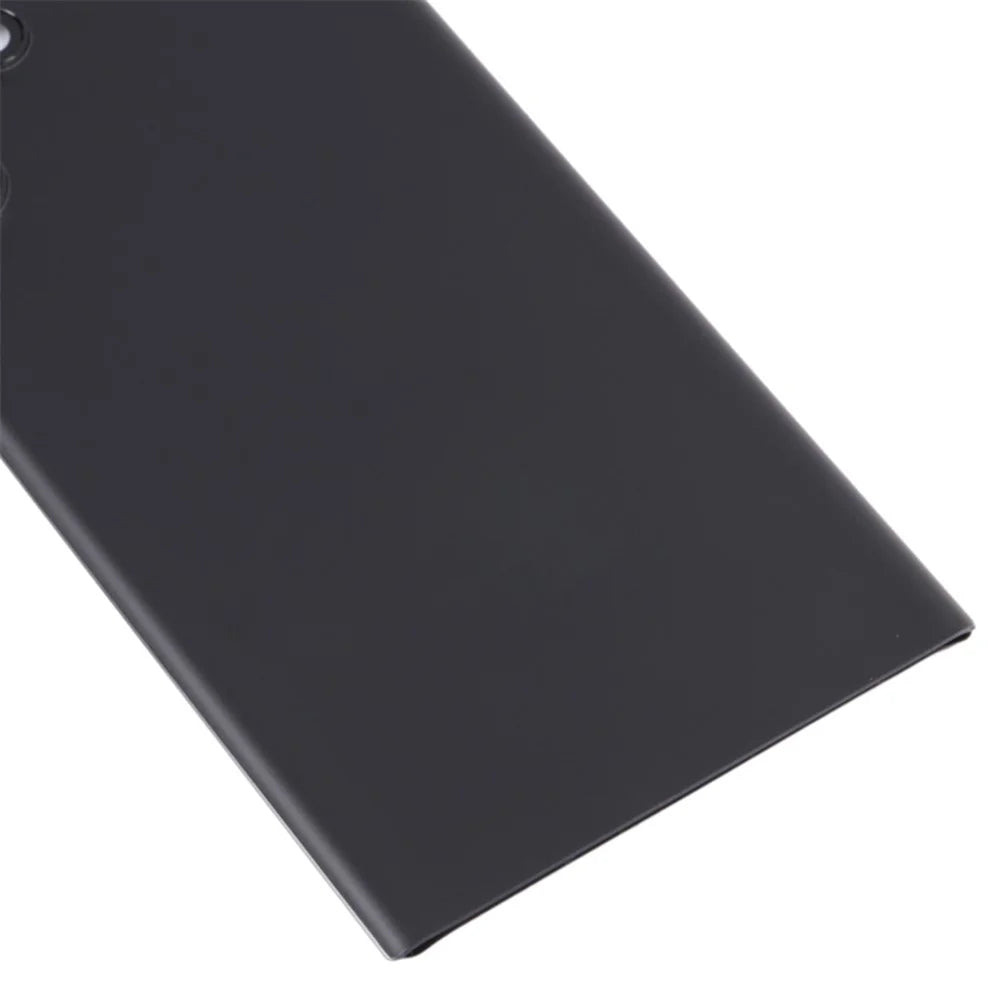 For Samsung Galaxy S22 Ultra 5G S908 Battery Housing with Adhesive Sticker + Camera Lens Cover - Black - 5