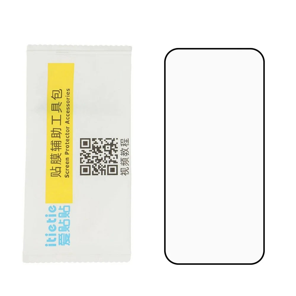 ITIETIE For Realme Neo8 5G Screen Protector 0.25mm Full Glue Full Coverage High Aluminium-Silicon Glass Silk Printing Film - Transparent - 4
