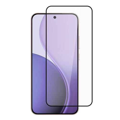 ITIETIE For Oppo Reno14 F 5G Screen Protector 0.25mm Full Glue Full Coverage High Aluminium-Silicon Glass Silk Printing Film - Transparent - 1