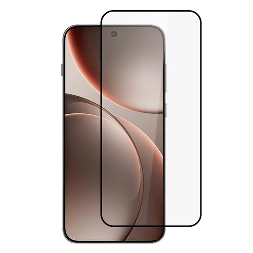 ITIETIE For Oppo Find X9 5G Silk Printing Tempered Glass 0.25mm High Aluminum Full Screen Protector, Full Glue - Transparent - 1