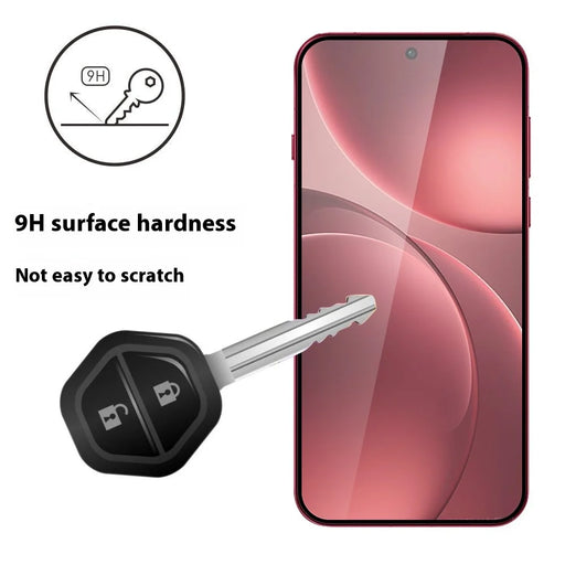 ITIETIE For Oppo Find X9 Pro 5G Silk Printing Tempered Glass 0.25mm High Aluminum Full Screen Protector, Full Glue - Transparent - 2